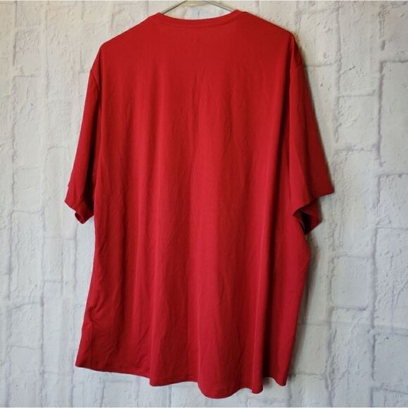 NIKE DRI-FIT Activewear Classic Crewneck Tee Red XXL - Picture 6 of 6